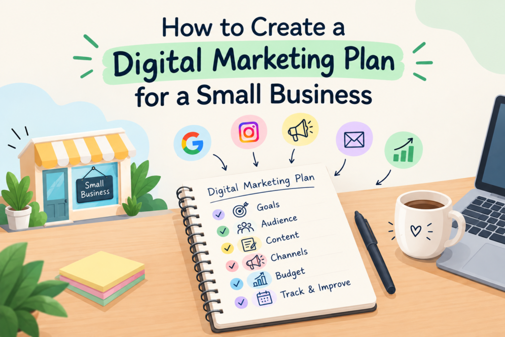 How to create a digital marketing plan for a small business?